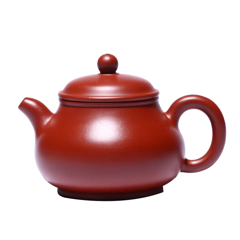 

Yixing purple clay pot raw ore Dahongpao pan pot Kung Fu Tea Set Gift