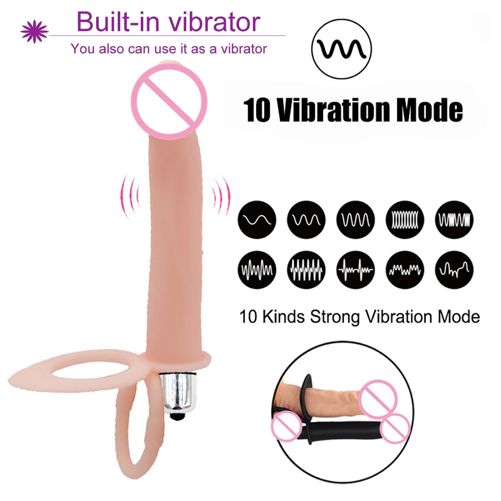 Анальная пробка вибратор секс игрушки для взрослых женщин страпон анальный