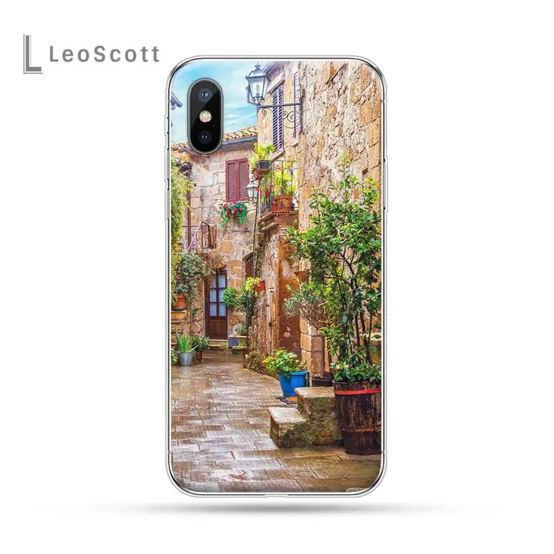 

Italy France London mediterranean travel Phone Case for iPhone 11 12 pro XS MAX 8 7 6 6S Plus X 5S SE 2020 XR