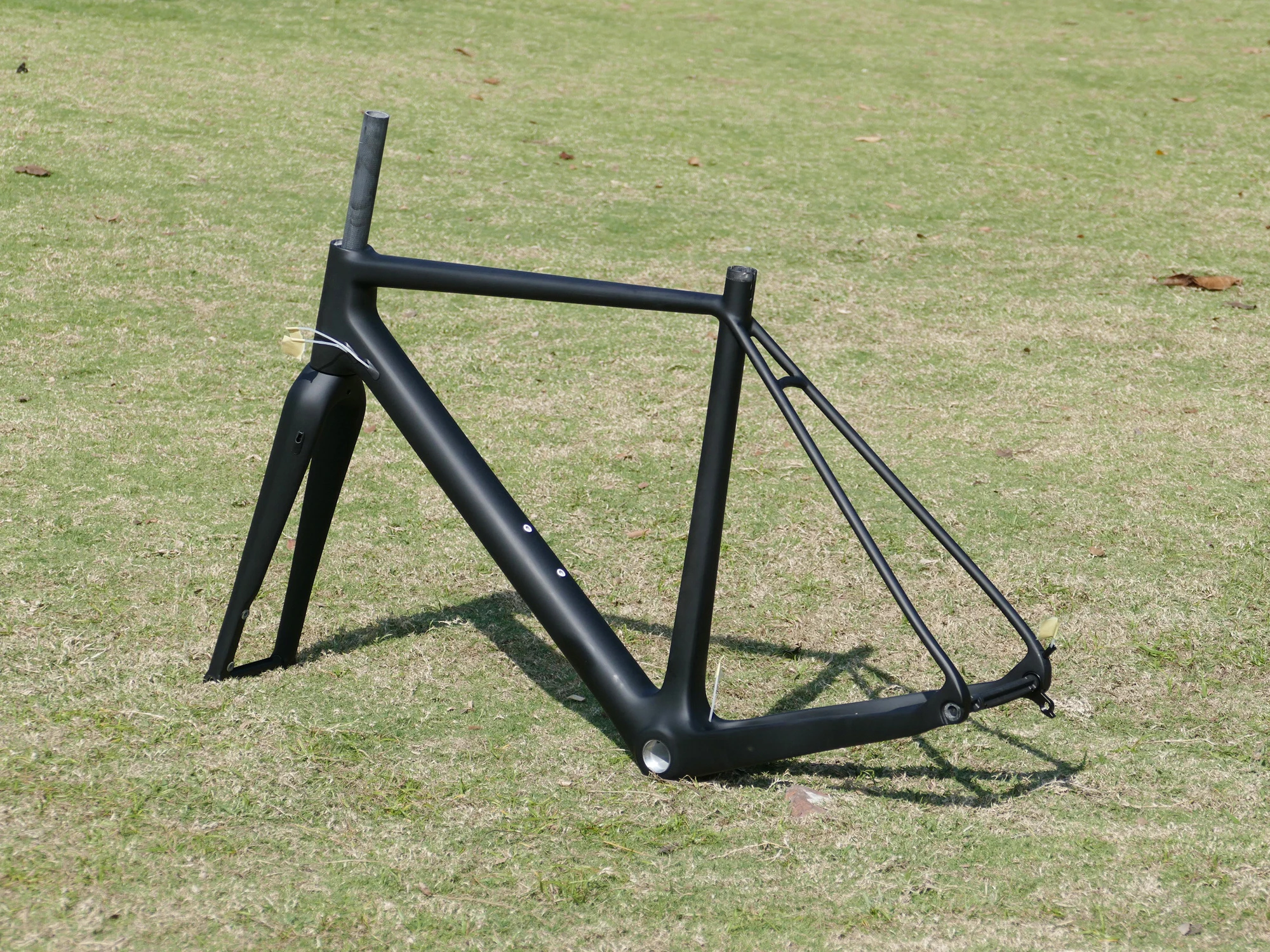 Полностью карбоновый UD матовый велосипед для велокросса гоночный рама BSA