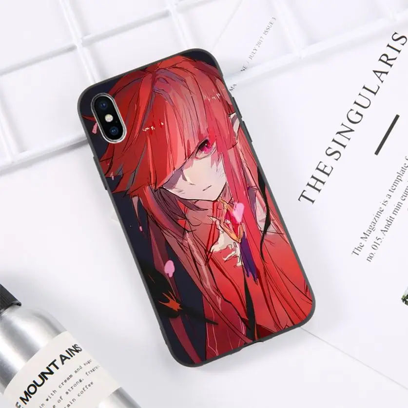 

Red bloody beauty maiden warrior Custom Photo fundas Phone Case for iPhone 11 pro XS MAX 8 7 6 6S Plus X 5 5S se 2020 XR case