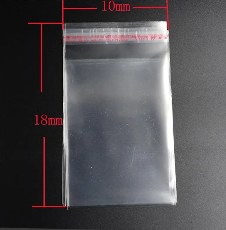 FLTMRH Multi Size Option Clear Transparent Seal Opp Plastic Bag Packages Adhesive Resealable Poly Material | Украшения и