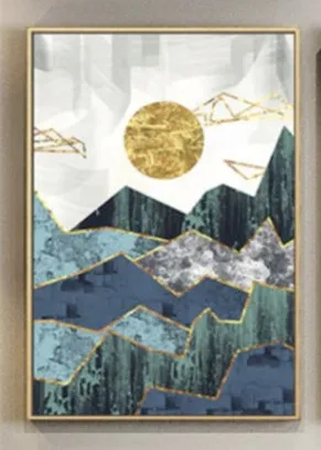 WW103 алюминиевая рама холст продажа скандинавские абстрактные геометрические