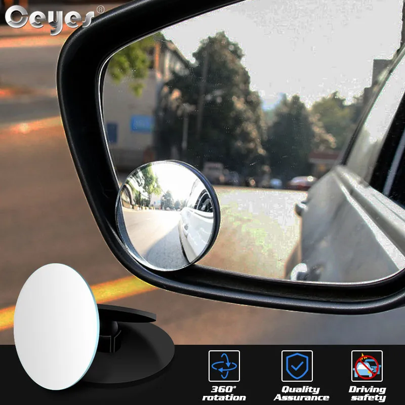 

Автомобильное Зеркало для слепых зон Ceyes, 360 градусов, HD, широкоугольное круглое выпуклое небольшое зеркало, Автомобильное Зеркало для парко...