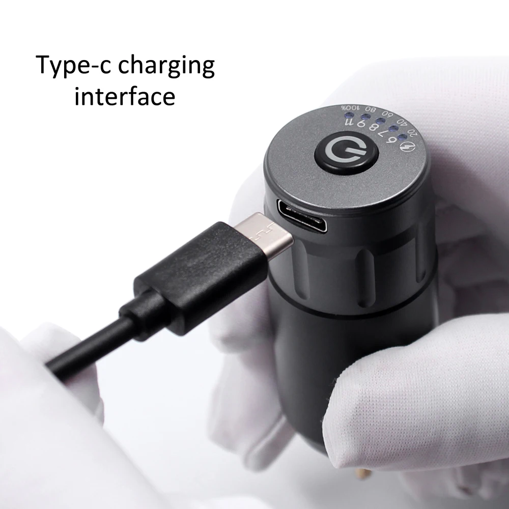 Профессиональная вращающаяся тату машинка ручка с беспроводным источником