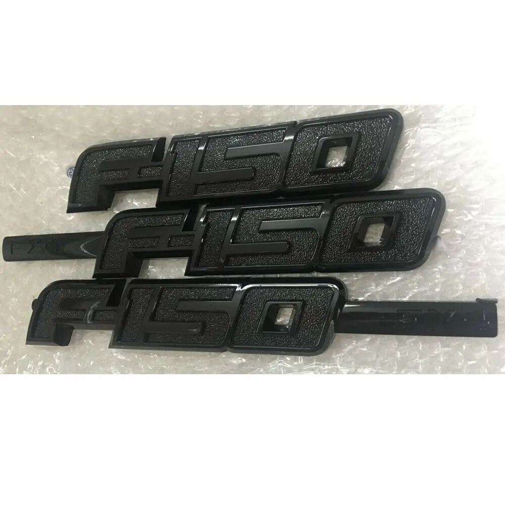 3 шт. OEM для детской эмблемы Fx4 задняя 3D Эмблема F150 черная красная | Автомобили и