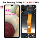 Для Samsung Galaxy A12 SM-A125F SM-A125FDSN ЖК-дисплей с корпусом, дисплей Сенсорная панель экрана дигитайзер Замена для Samsung A125 с ЖК-дисплеем