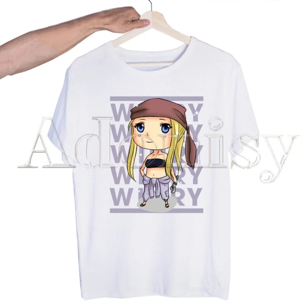 

Fullmetal Alchemist Harajuku T-shirts Summer Men/Women Hip Hop Funny Print Tshirt Streetwear T Shirts Short Sleeve Tops