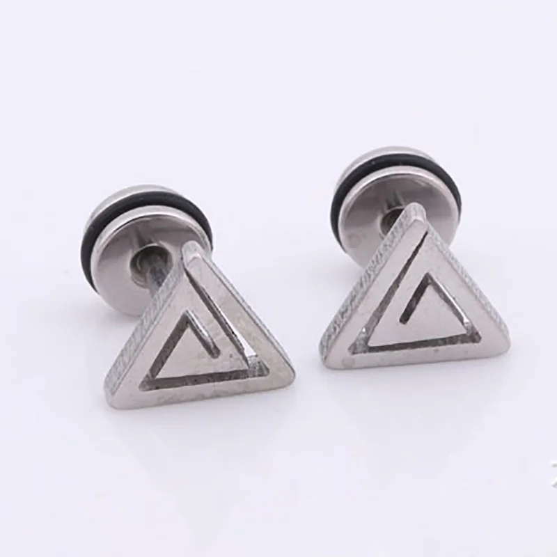 Серьги женские трехмерные из титана нежные гипоаллергенные небольшие свадебные