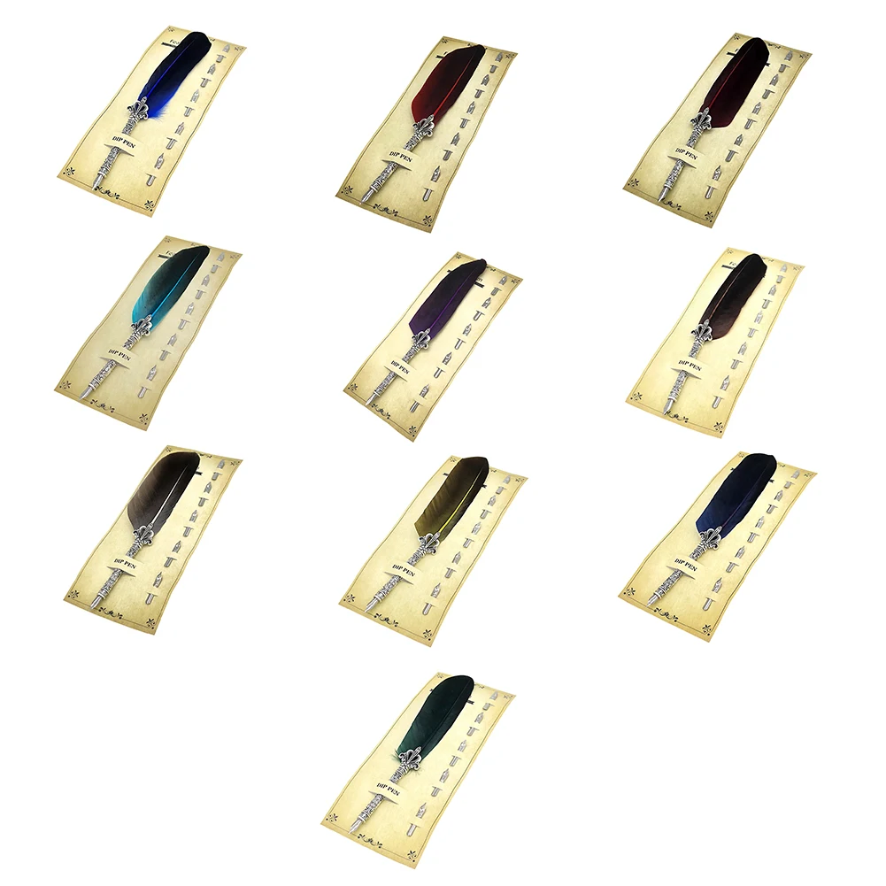 Перьевая ручка для каллиграфии винтажный каллиграфический перьевой карандаш с 5