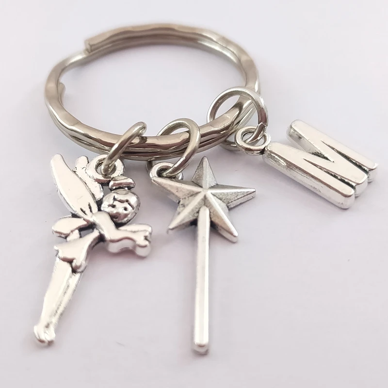 Новинка брелок с Тинкербелл для ключей со звездами ювелирные изделия Tinkerbell