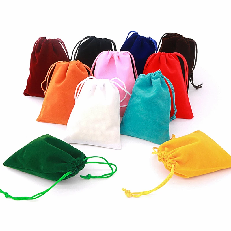 

10Pcs/lot mini Organza bags Jewelry Packing Bag Gift 7x9cm 9x12cm Drawstring Candy Bag Wedding Party Decoration