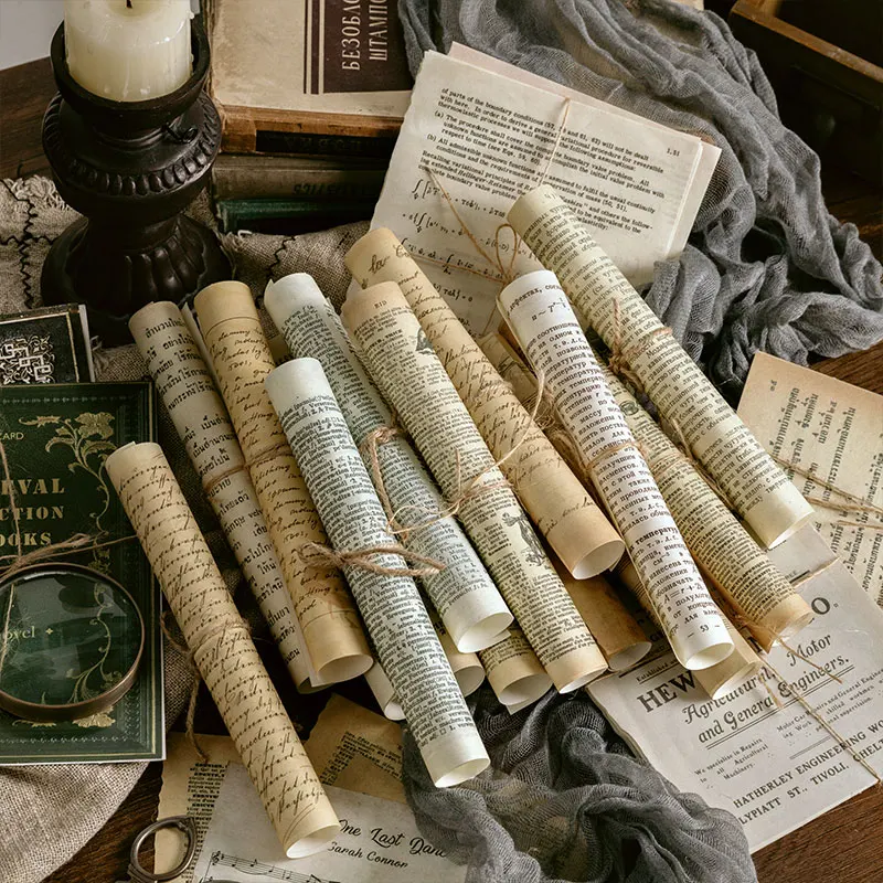 10 шт. ретро Книга коллекционный материал фон бумага дневник