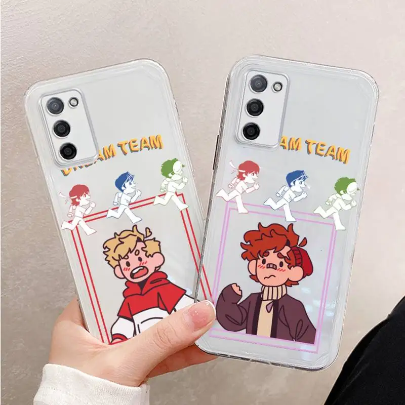 

dream smp japanese anime Phone Case For Xiaomi Mi 11 Ultra Lite 10 Redmi Note 9 8 7 9a K30S K40 Pro Transparent Coque