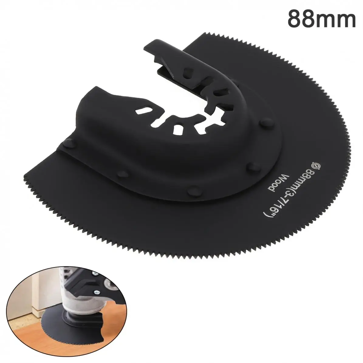 

Saw Blade 88mm 65 Manganese Steel Power Tool Accessories with Sharp Tooth Fit for Wood Cutting / Sheet Grinding / PVC Cutting