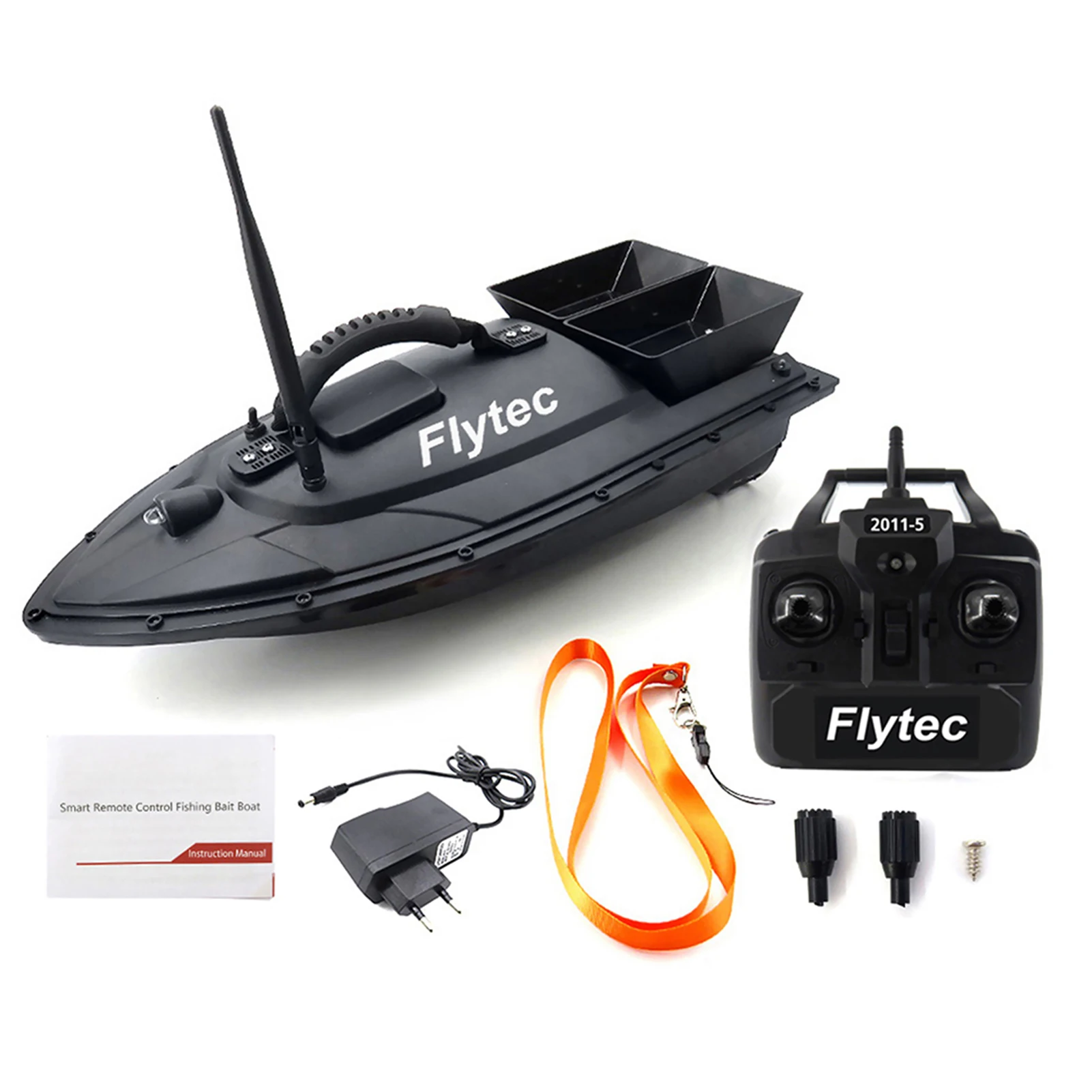 

Wireless Remote Control Fishing Bait Boat RC Bait Boat Fish Finder with 1.5KG Load 300M Signal Range