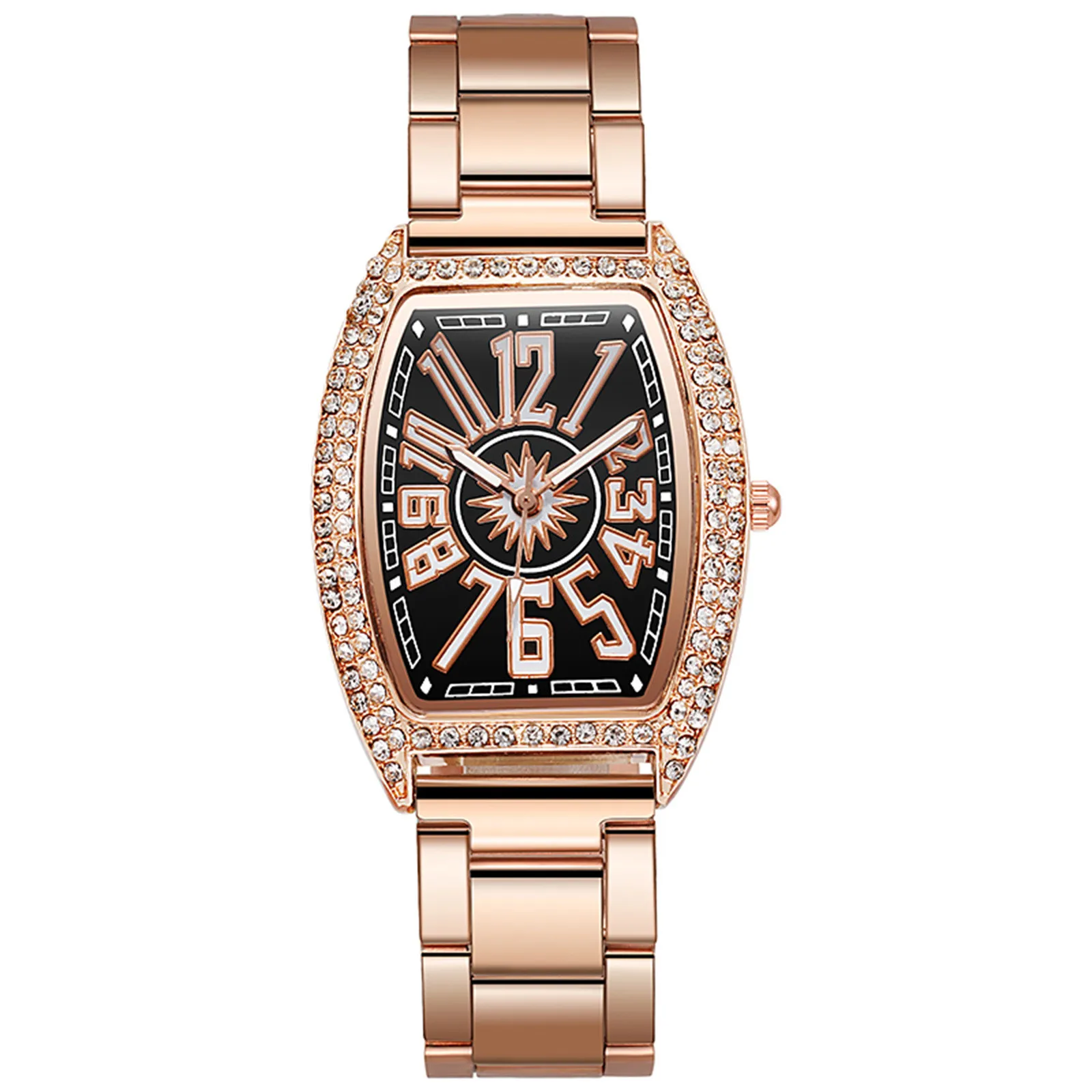 

Fashionable casual Luxury Women's Watch Quartz Watch Fashion Tonneau Dial Casual Watches For Women часы женские наручные