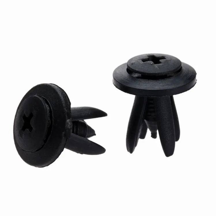 50 шт. автомобильный пластиковый крепеж для бампера фиксатор заклепок нажимная