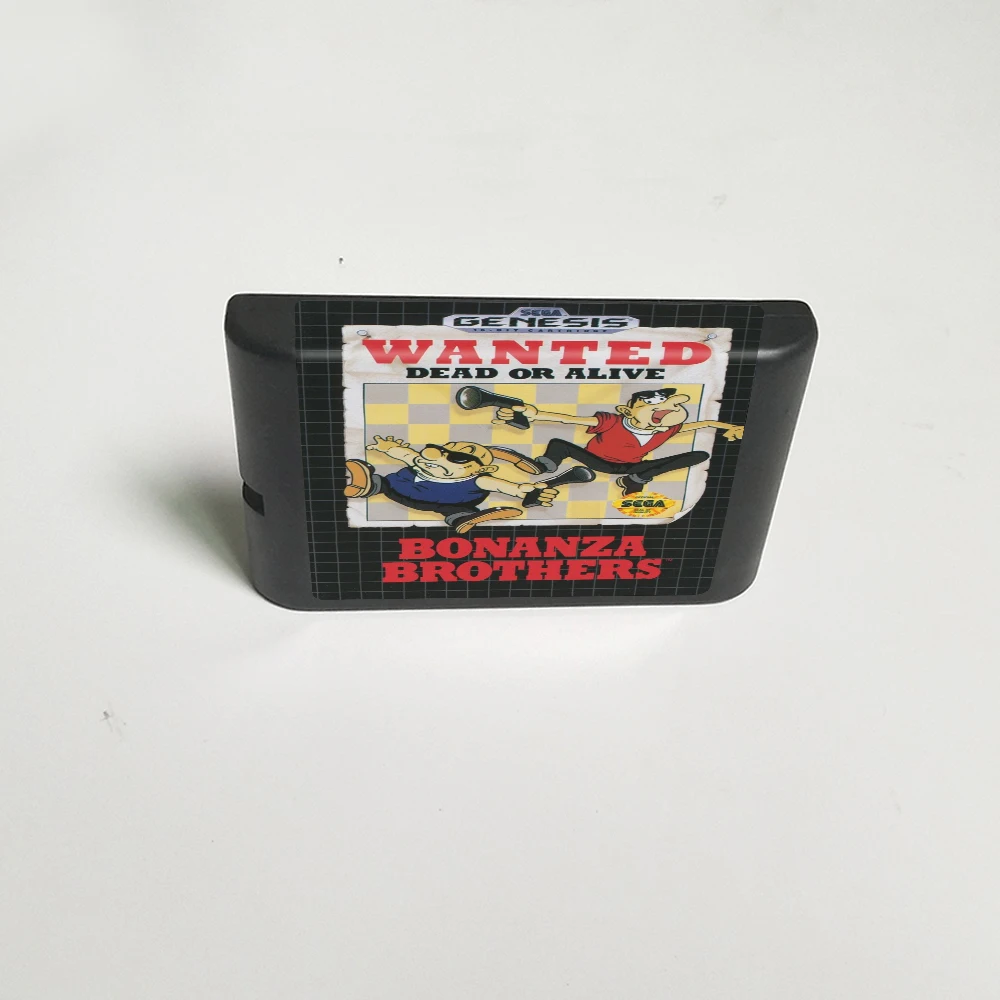 Bonanza братья 16 бит MD карточная игра для Sega Megadrive игровой консоли картридж|Запасные