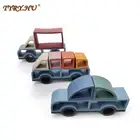 TYRY.HU 3 набора автомобильный конструктор силиконовый Прорезыватель мягкая Дженга 3D Складная Развивающая игра игрушки Штабелируемый автомобильный блок игрушка без БФА