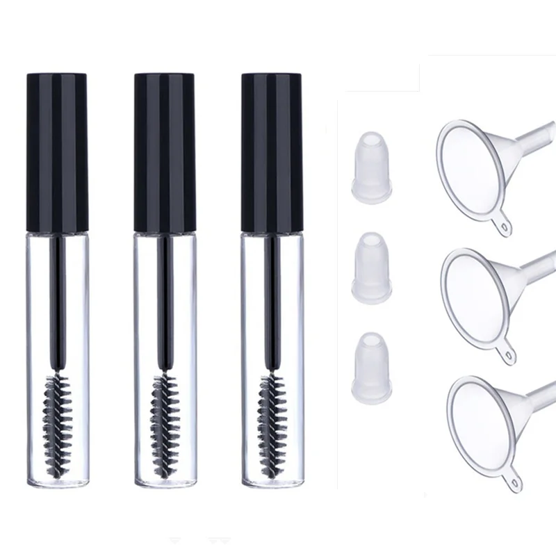 

Empty Mascara Bottles With Wand Refillable 3pcs 10ml Mascara Tube Wand Eyelash Cream Container Bottle Diy Mascara Container