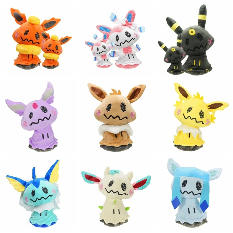 

40cm Original Takara Tomy Pokemon Pokedoll Transform Mimikyu Plush Dolls Toys Soft Childrens Christmas Gift Stuffed Dolls Toys