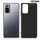 Черный матовый чехол из ТПУ для Xiaomi Redmi 10 redmi10, мягкий силиконовый защитный чехол для Xiaomi Redmi 10 Note10 Pro MAX 10S, чехол