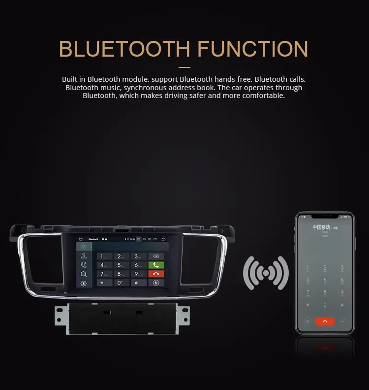 LJDA Android 9,0 автомобильный dvd-плеер для PEUGEOT 508 2011- gps навигация 1 Din автомагнитола 4G+ 64G стерео Мультимедиа DSP wifi Аудио