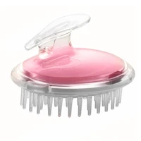 70 hot sale 4 colors massager comb silicone scalp shampoo massage brush body spa hair head washing comb shower bath brush