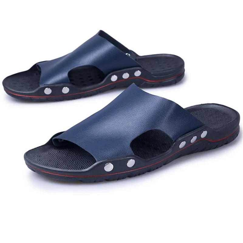 

Mazefeng новые мужские массажные шлепанцы TPR подошва сандалии для мужчин удобные массажные шлепанцы 2020 мужские домашние тапочки 39-45