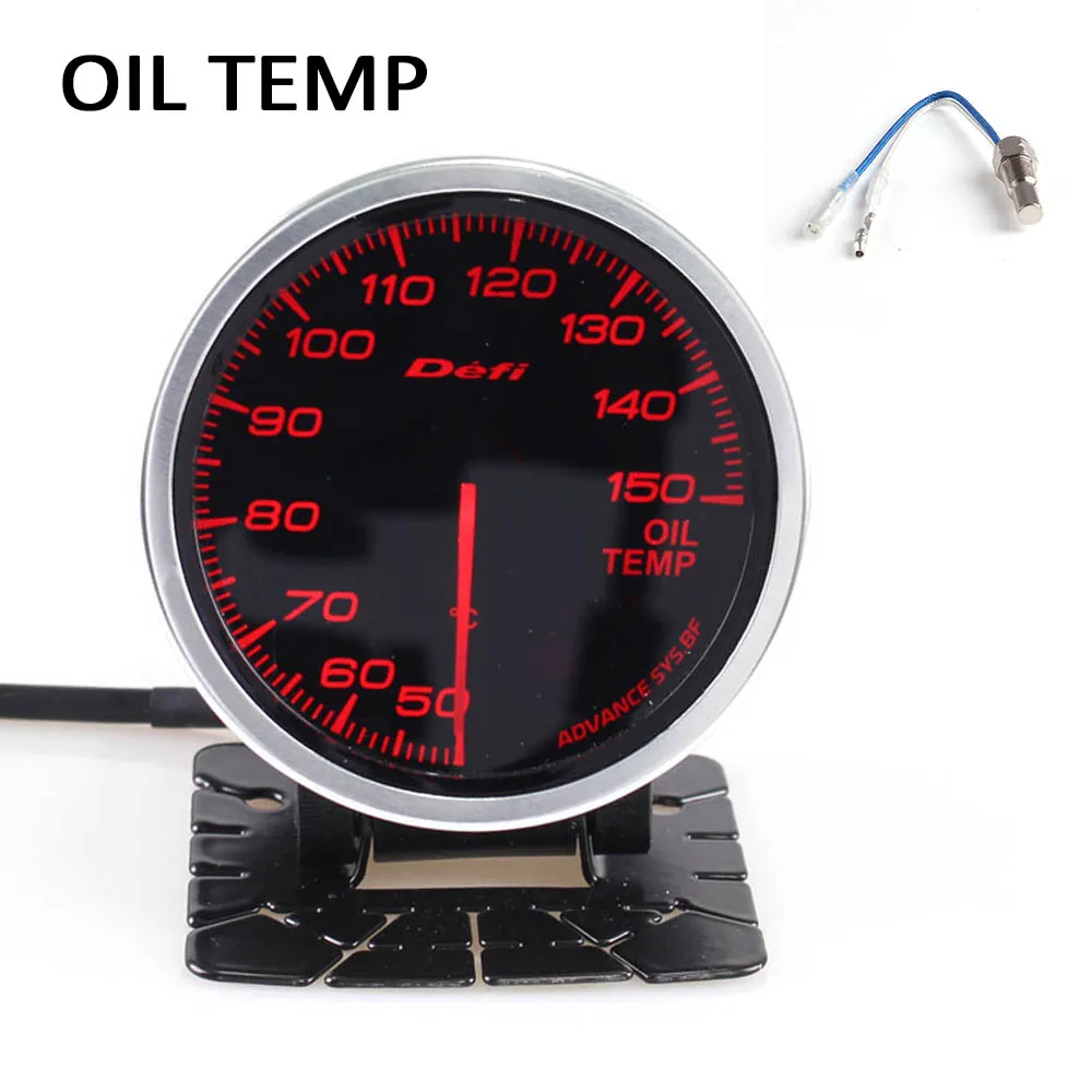 oil temp Defi Advance BF 2,5 дюймов 60 мм автоматический датчик высокой производительности турбонаддув/температура воды/Температура масла/Масляный Пресс/Топливный пресс - Цвет: oil temp