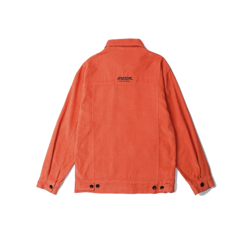 Мужские куртки в стиле ретро хип-хоп вельветовые с вышивкой уличный