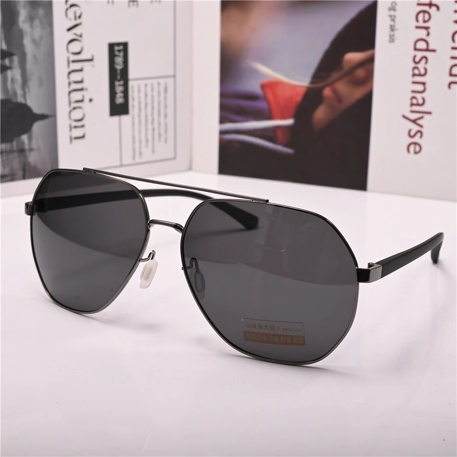 

Evove Oversized Sunglasses Male 160mm Polarized Sun Glasses for Men Driving Shades Large Big Head Polygon Men's Shades UV400