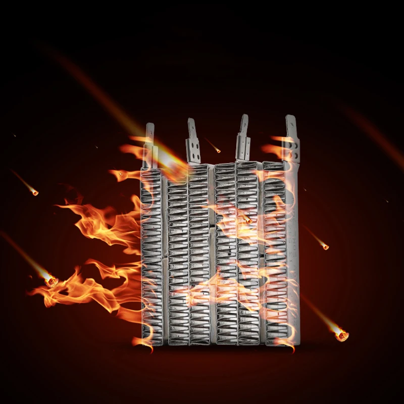 

Small Ceramic Space Heater Electric Portable Heater Fan with Adjustable Thermostat and Overheat Protection UK Plug