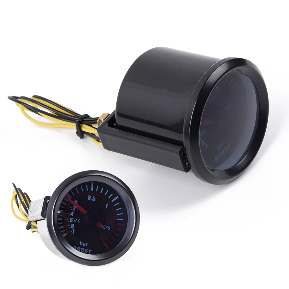 2" 52mm Blue Digital LED Electronic 30 PSI Pod Holder Hose Set Turbo Boost Gauge | Автомобили и мотоциклы