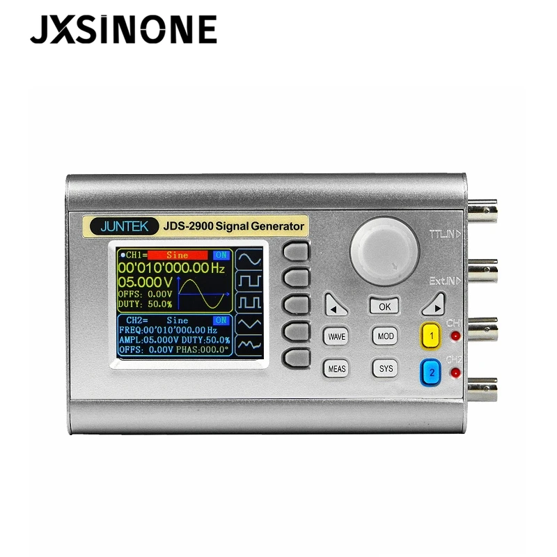 JXSINONE JDS2900 60 МГц двухканальный генератор сигналов DDS с цифровым