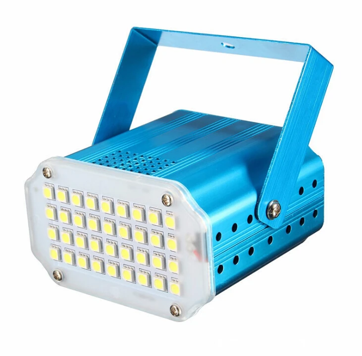 Mini 36led s SMD 5050 Led стробосветильник вращающийся светодиодный сценический свет для