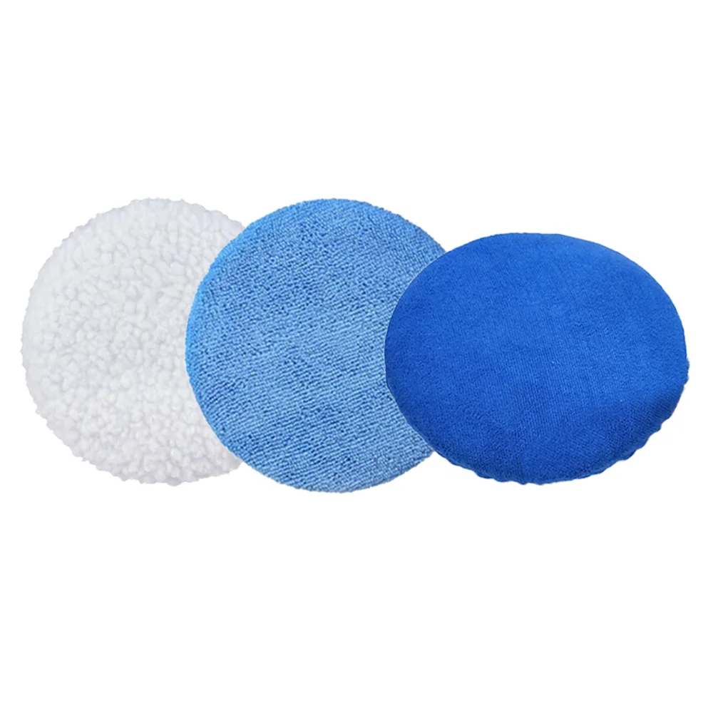 

8PCS set Polishing Pad 9-10 Inch Anti-static Bonnet Buffing Tool Microfiber Soft