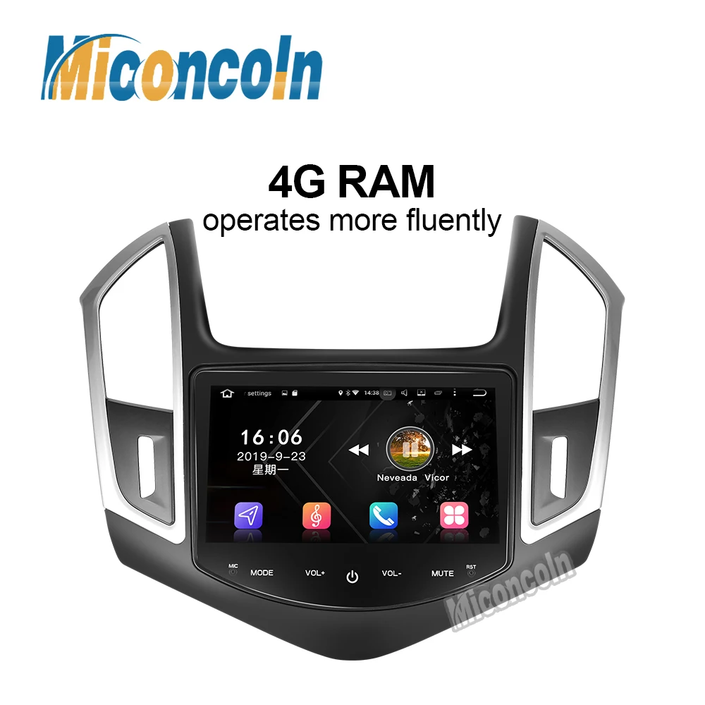 4G RAM android 9 0 автомобильный dvd gps для Chevrolet Cruze 2013 2014 2015 с радио видео Навигация стерео