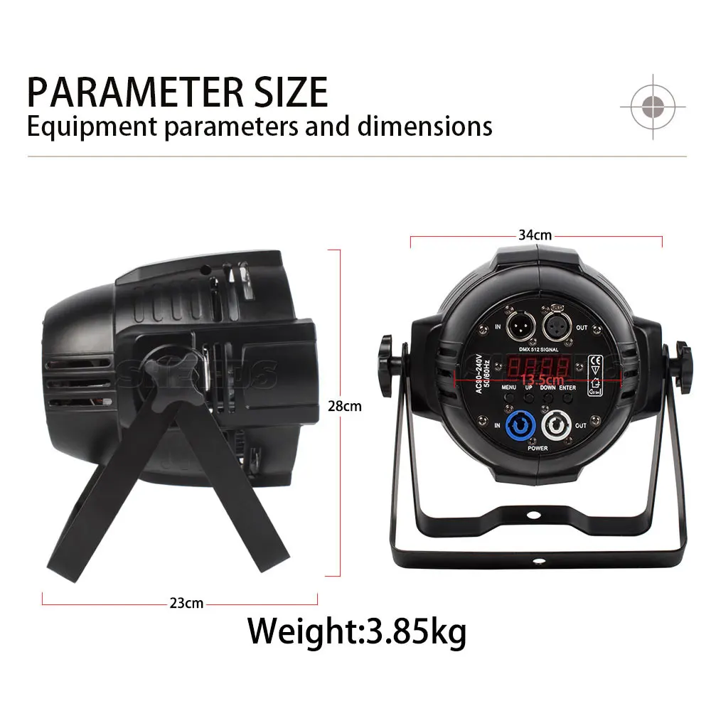 Цена 4 шт./лот 18*12 Вт RGBW Zoom СВЕТОДИОДНЫЙ светильник Par Outdoor 18x18 Вт 6 в 1 светодиодный Par Zoom RDM для дискотеки, DJ проектор, украшение для вечерние