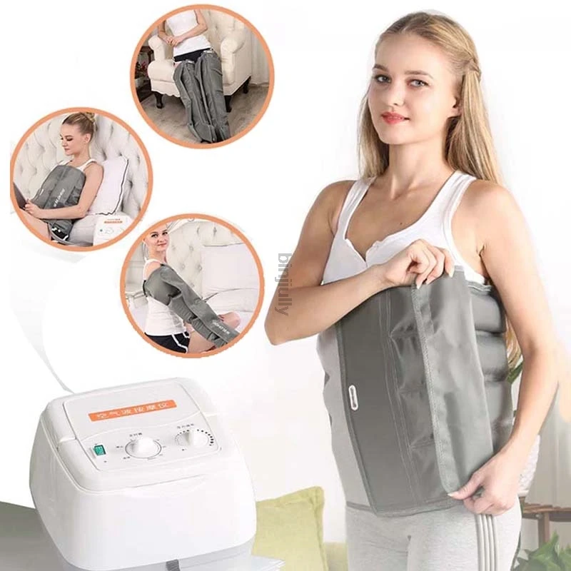 Электрический воздушный компрессионный массажер для ног обертывания стоп