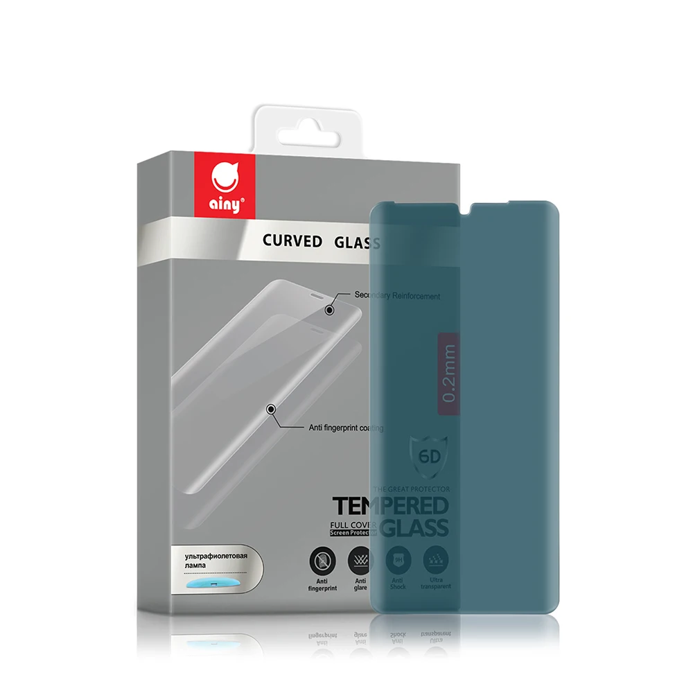 HD 6D УФ пленка из закаленного стекла изогнутое Защитное стекло для защиты экрана