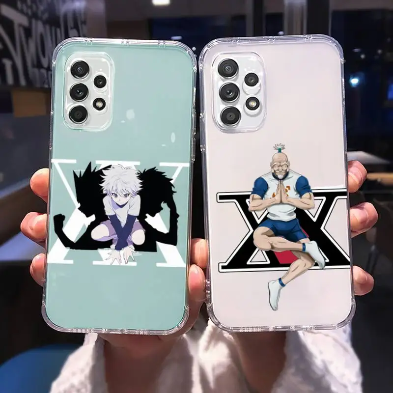

Hunter x Hunters Phone Case for Samsung A 51 50 52 12 21s 31 40 70 71 note S 20 10 21 ultra plus fe clear soft coque shell