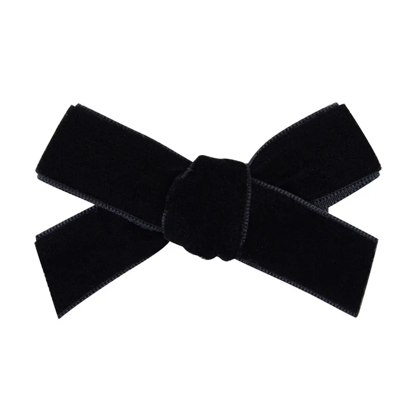 

12pcs Velvet Ribbon Hairpins Simple Bow Clips for Girls Kids DIY Baby Hair Pin Children Hairclips Hair Accessories