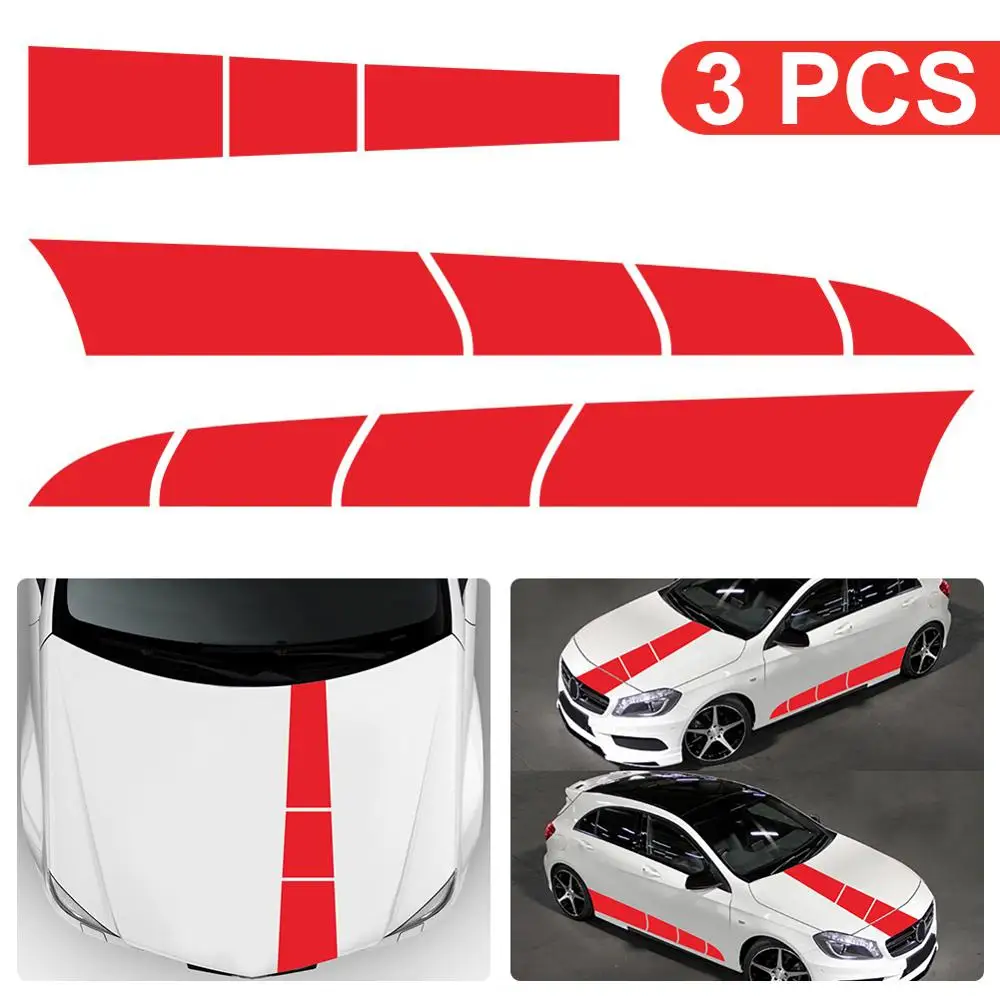 

Car Sticker Side Stripe DIY Decal Vinyl Stripe Sticker Car Tuning Styling Accessories Universal