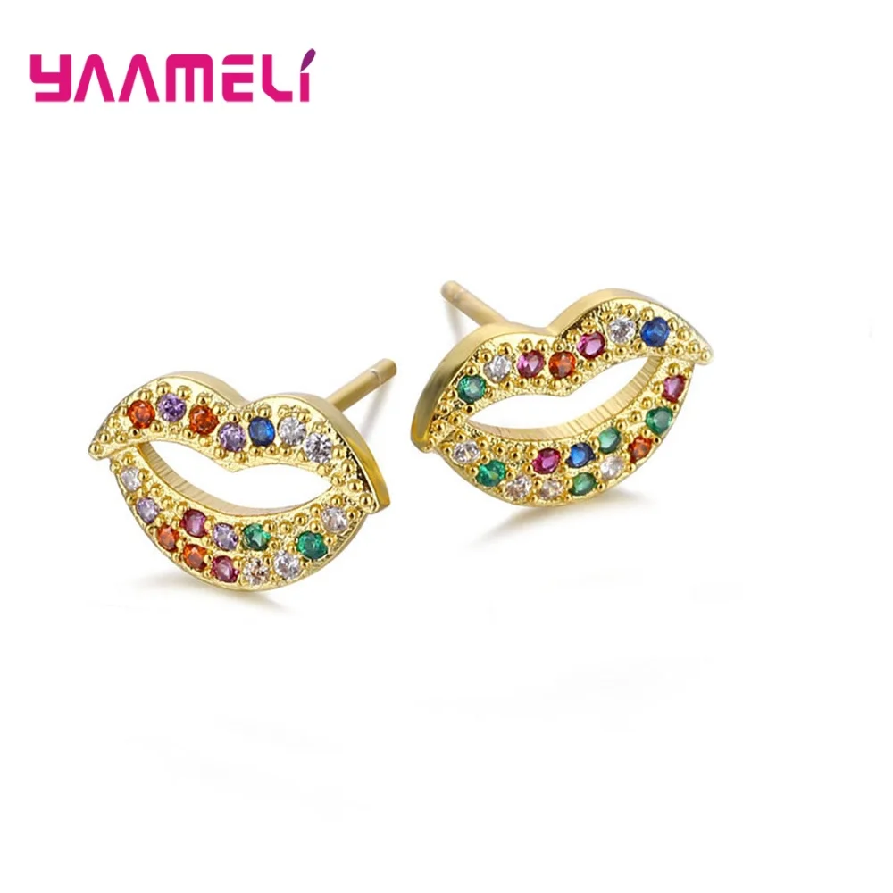 Женская винтажная бижутерия из серебра 925 пробы с подвесками для глаз сердца рта