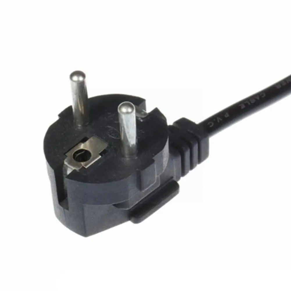 

3-Prong AC Power Cord Adapter 1.2m Three-hole European Standard EU/US Plug Plum Tail Notebook Power Cord For Laptop Charger E9R7