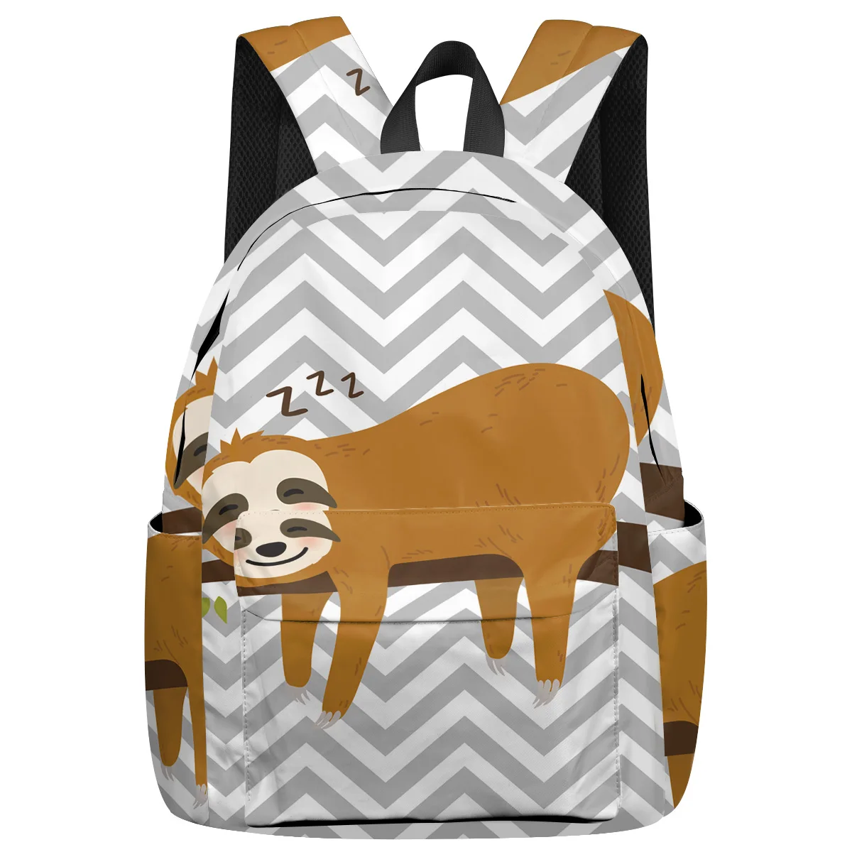 Ленивый геометрический полосатый задний рюкзак для подростков дорожные сумки