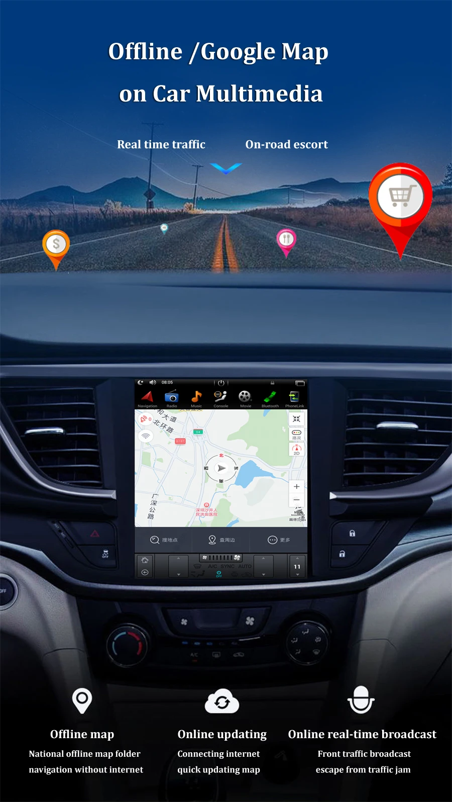 PX6 Смарт 13," ips экран Tesla навигация для GREAT WALL Hover H2 Android автомобильный Радио плеер gps видео рекордер Автомобильный мультимедийный