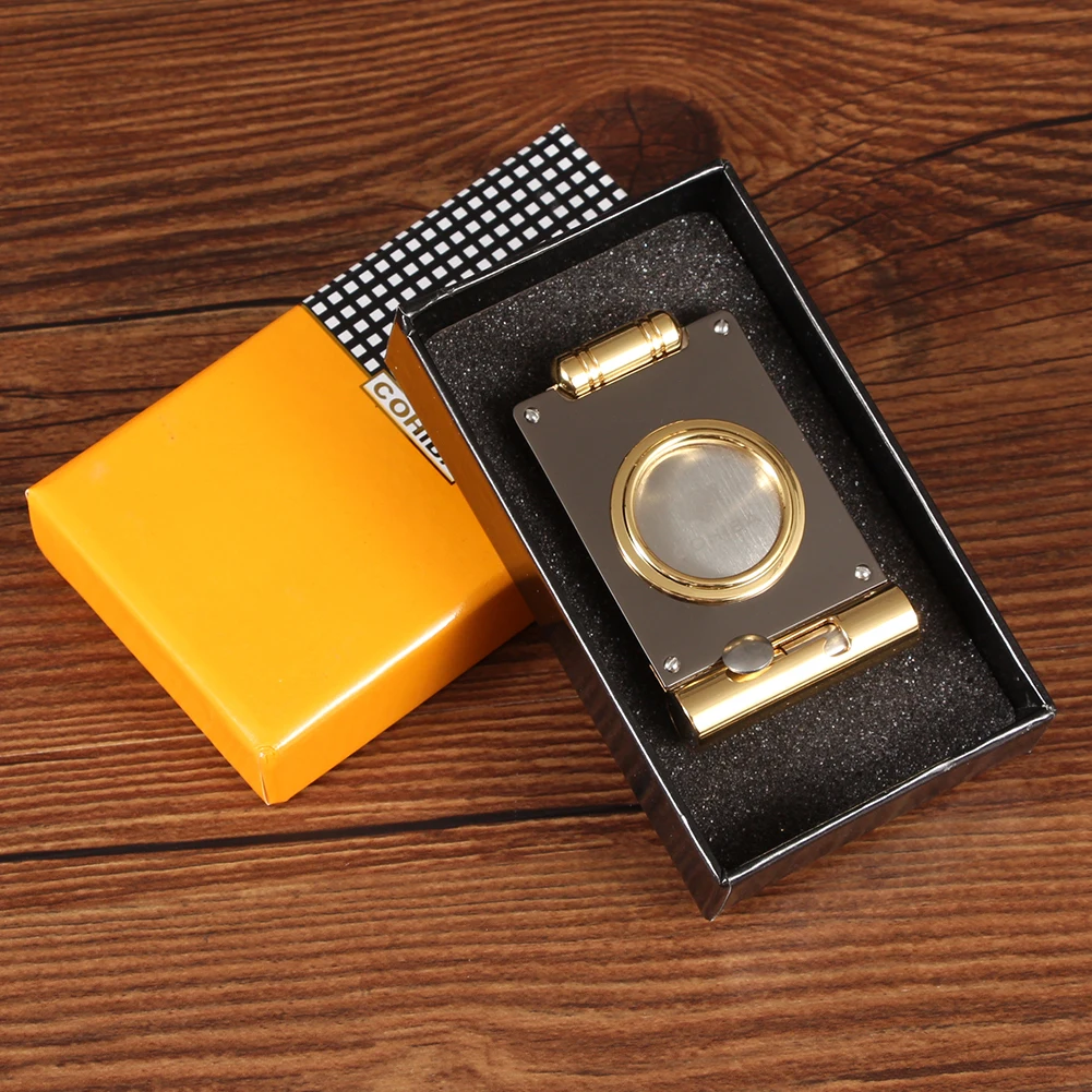 COHIBA резак для сигар металлические прикольные гаджеты карманная резка табака
